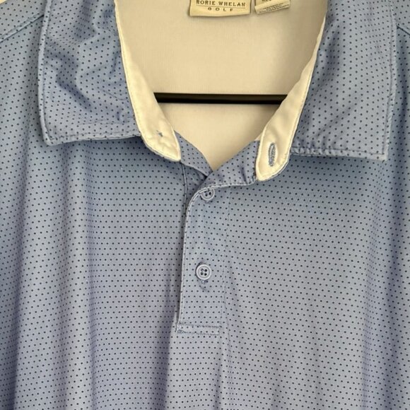Rory Whelan Golf Men's XXL Performance Golf Polo Shirt Blue - Picture 2 of 7